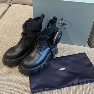 Prada Combat boots - Black size 40